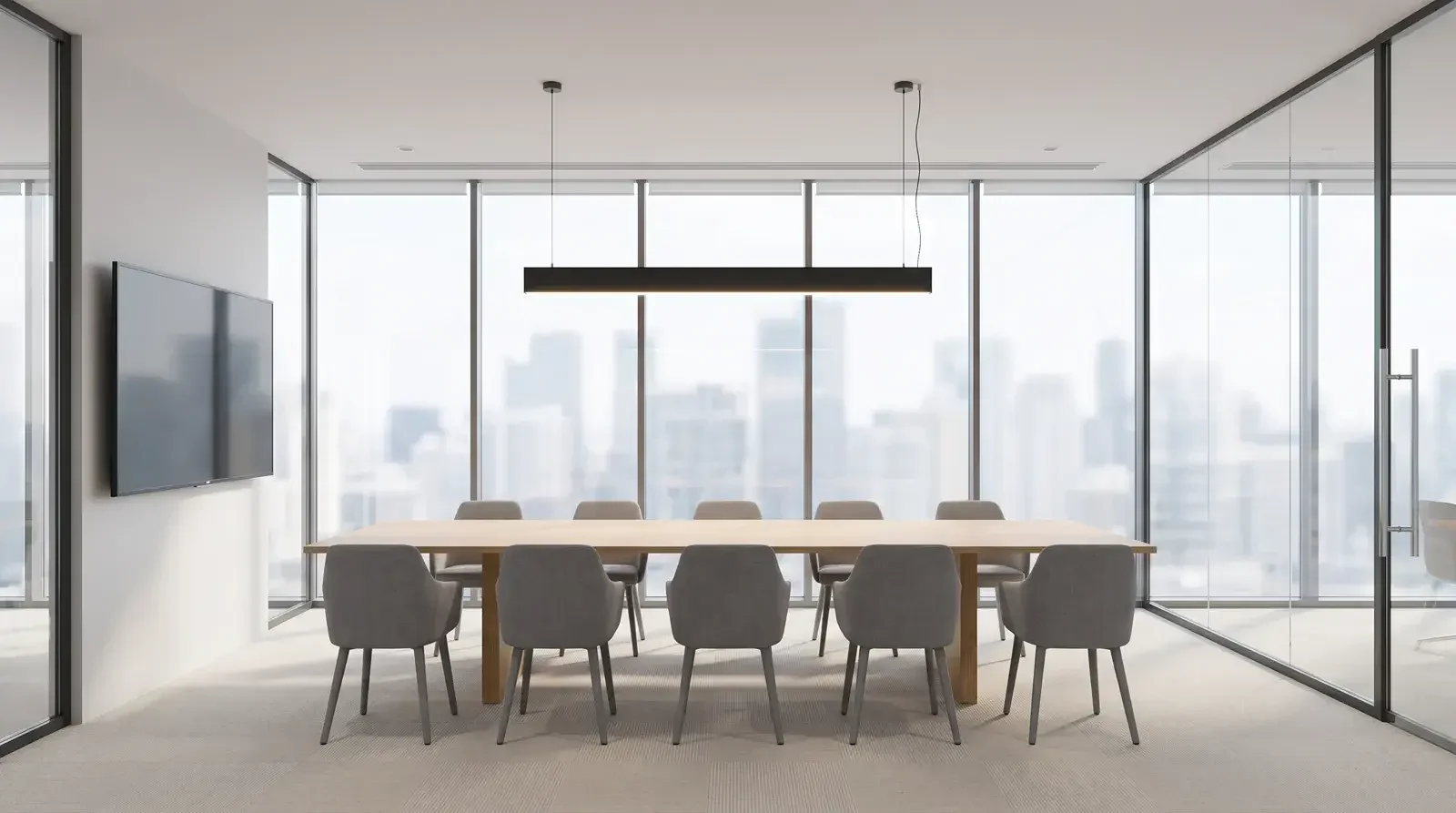 Lighting boardrooms and meeting rooms with linear LED