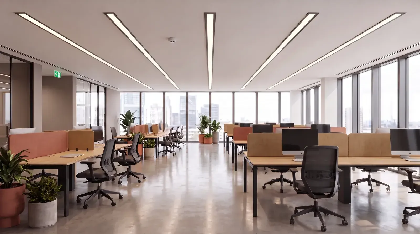 Linear lighting for open-plan offices: a design guide